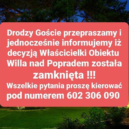 Bed and Breakfast Willa Nad Popradem Piwniczna-Zdroj Экстерьер фото